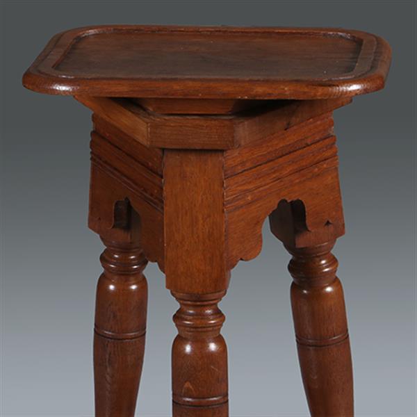 Grote foto robuuste pi destal of atelier bok ca 1890 voor presentatie van kunstwerk ca 1900 no.301622 antiek en kunst stoelen en banken
