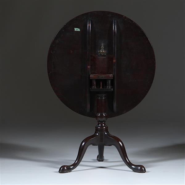 Grote foto bird cage tilttop massief mahonie schitterende kleur ca 1775 no.301865 antiek en kunst stoelen en banken