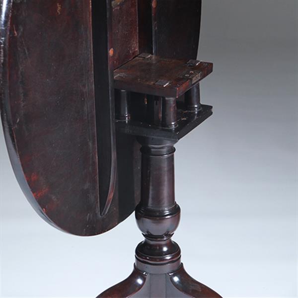 Grote foto bird cage tilttop massief mahonie schitterende kleur ca 1775 no.301865 antiek en kunst stoelen en banken