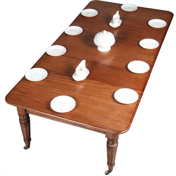 Grote foto eetkamertafel tot 12 personen victoriaans ca 1860 in mooie oude kleur no.301880 antiek en kunst stoelen en banken