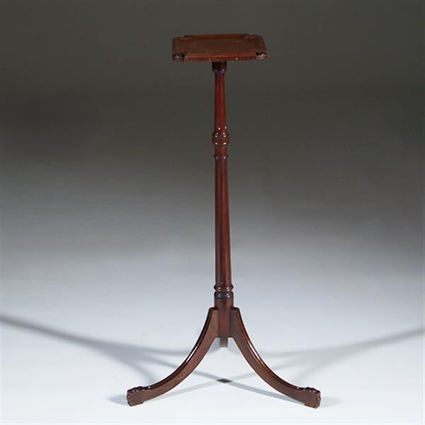Grote foto louis seize gueridon ca 1800 mahonie met verdiept blad no.301840 antiek en kunst stoelen en banken