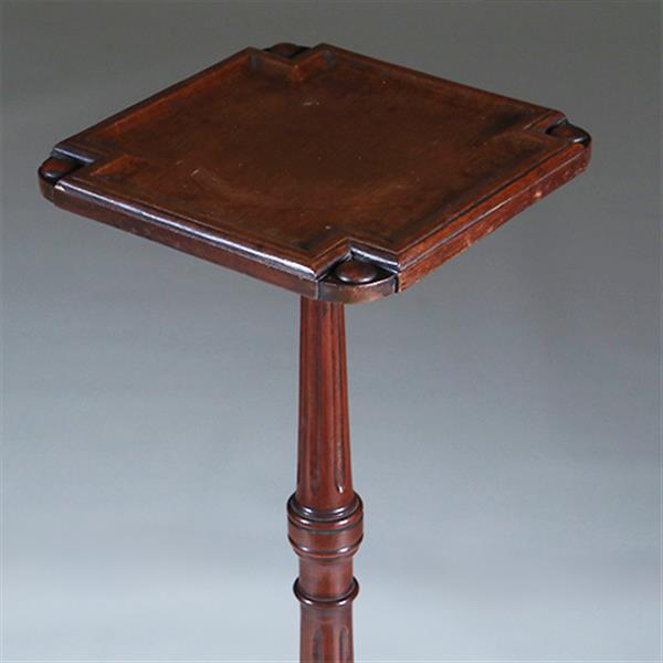 Grote foto louis seize gueridon ca 1800 mahonie met verdiept blad no.301840 antiek en kunst stoelen en banken