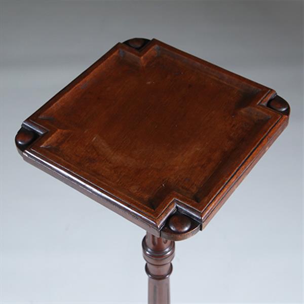 Grote foto louis seize gueridon ca 1800 mahonie met verdiept blad no.301840 antiek en kunst stoelen en banken