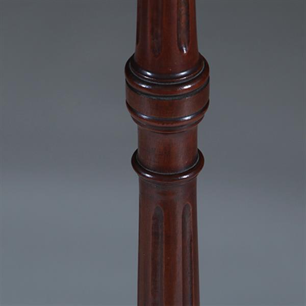 Grote foto louis seize gueridon ca 1800 mahonie met verdiept blad no.301840 antiek en kunst stoelen en banken