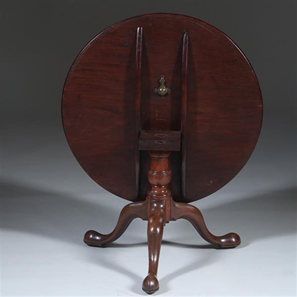 Grote foto verlaagde massief mahonie tilttop ca 1775 no.301870 antiek en kunst stoelen en banken