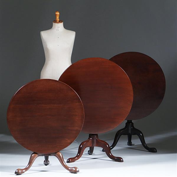 Grote foto verlaagde massief mahonie tilttop ca 1775 no.301870 antiek en kunst stoelen en banken