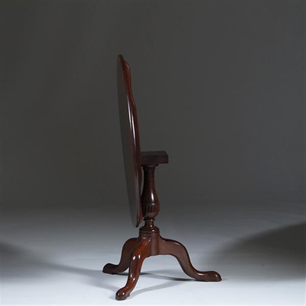 Grote foto massief mahonie tilttop ca 1775 zeer solide no.301875 antiek en kunst stoelen en banken