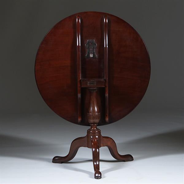 Grote foto massief mahonie tilttop ca 1775 zeer solide no.301875 antiek en kunst stoelen en banken