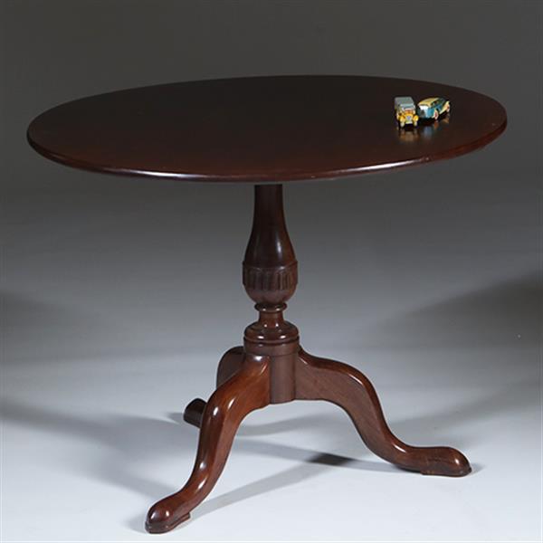 Grote foto massief mahonie tilttop ca 1775 zeer solide no.301875 antiek en kunst stoelen en banken