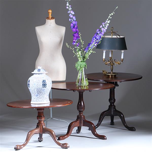 Grote foto massief mahonie tilttop ca 1775 zeer solide no.301875 antiek en kunst stoelen en banken