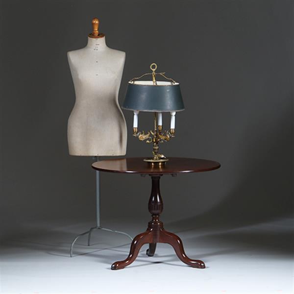 Grote foto massief mahonie tilttop ca 1775 zeer solide no.301875 antiek en kunst stoelen en banken