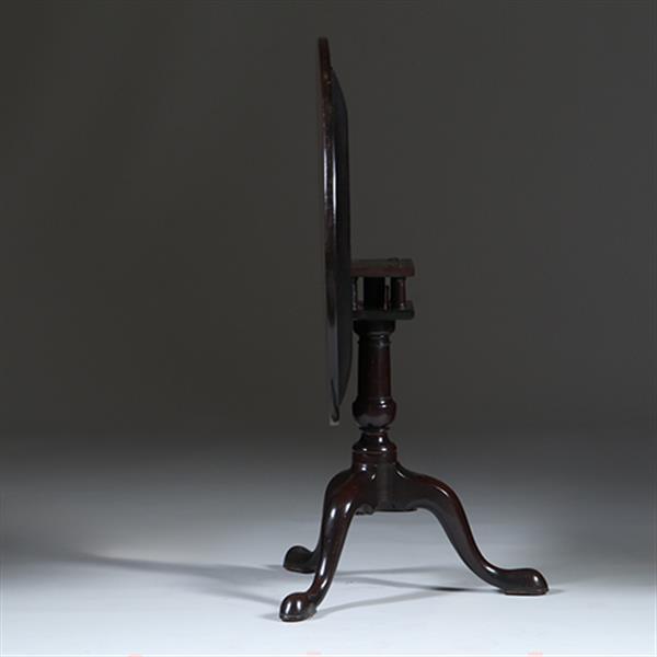 Grote foto bird cage tilttop massief mahonie schitterende kleur ca 1775 no.301865 antiek en kunst stoelen en banken