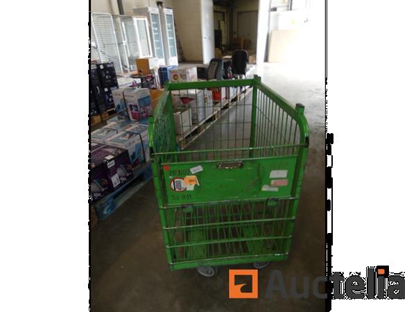 Grote foto draadgaas trolley op wielen doe het zelf en verbouw hefwerktuigen