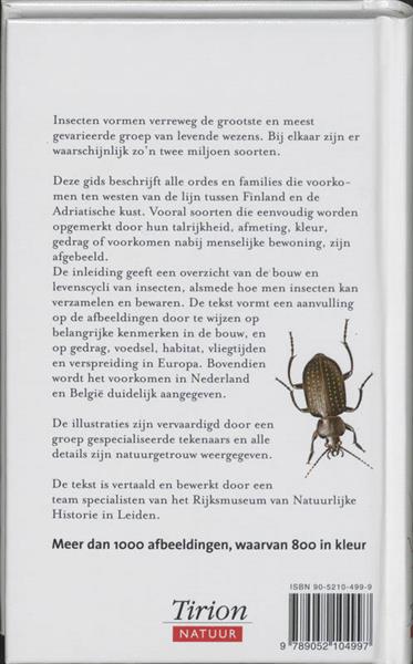 Grote foto tirion natuur nieuwe insectengids tirion natuur boeken wetenschap