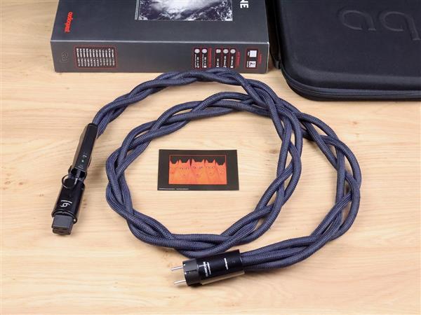Grote foto audioquest hurricane hc high current audio power cable c19 2 0 metre audio tv en foto onderdelen en accessoires
