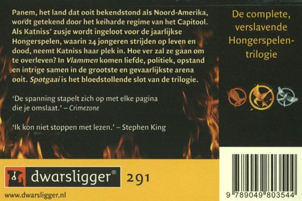 Grote foto de hongerspelen vlammen spotgaai de hongerspelen boeken jeugd 13 jaar en ouder