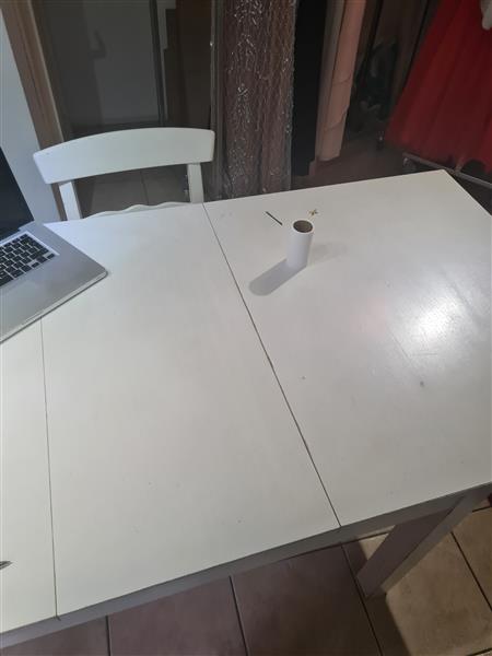 Grote foto witte eettafel uitshuifbaar met 6 stoelen huis en inrichting eettafels