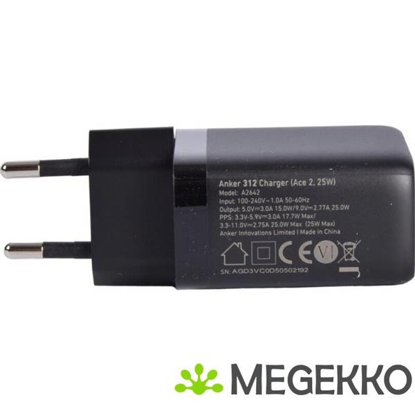 Grote foto anker 312 charger hoofdtelefoons headset smartphone smartwatch tablet zwart ac binnen computers en software overige computers en software
