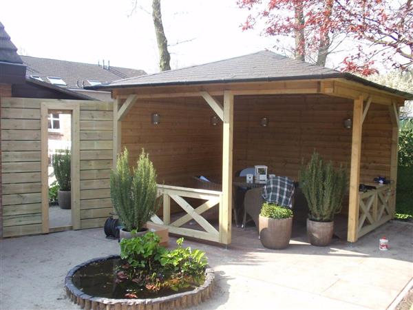 Grote foto nieuw paviljoen p3555 tuin en terras tuinhuisjes en blokhutten