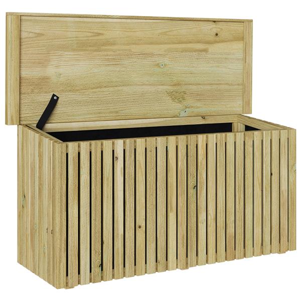 Grote foto vidaxl opbergdoos 119x44x58 5 cm behandeld grenenhout tuin en terras overige tuin en terras