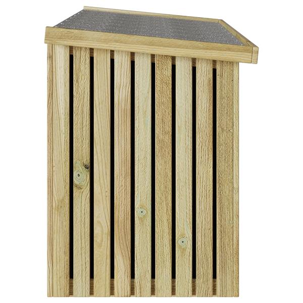 Grote foto vidaxl opbergdoos 119x44x58 5 cm behandeld grenenhout tuin en terras overige tuin en terras