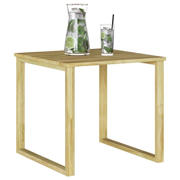 Grote foto vidaxl loungetafel 50 5x50 5x46 cm ge mpregneerd grenenhout tuin en terras tuinmeubelen