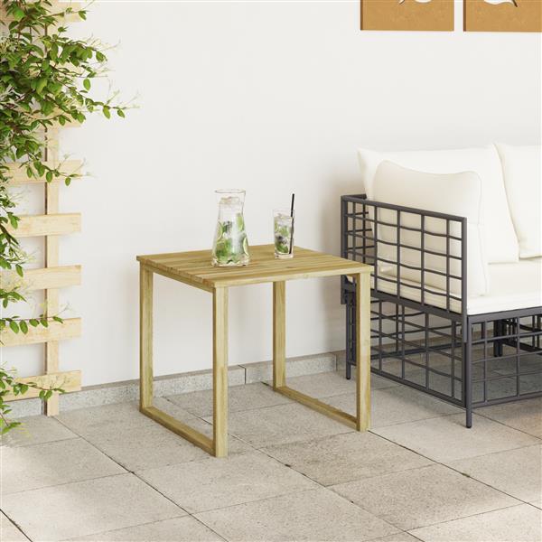 Grote foto vidaxl loungetafel 50 5x50 5x46 cm ge mpregneerd grenenhout tuin en terras tuinmeubelen