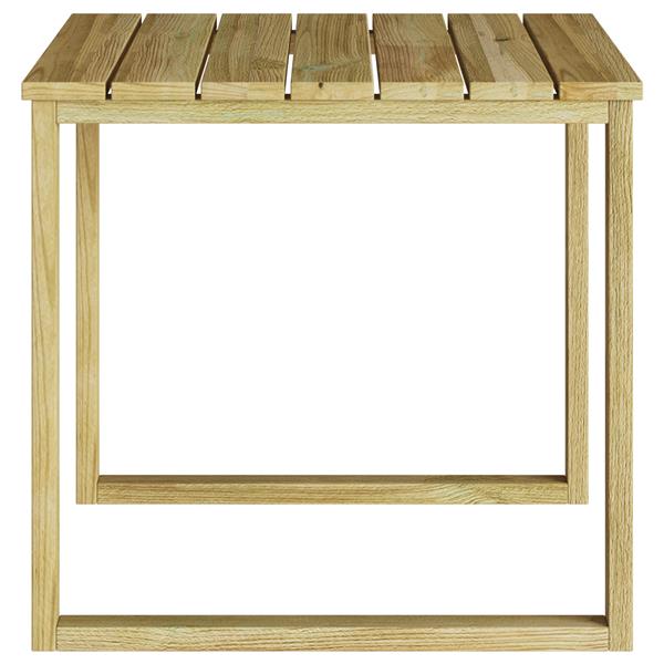 Grote foto vidaxl loungetafel 50 5x50 5x46 cm ge mpregneerd grenenhout tuin en terras tuinmeubelen