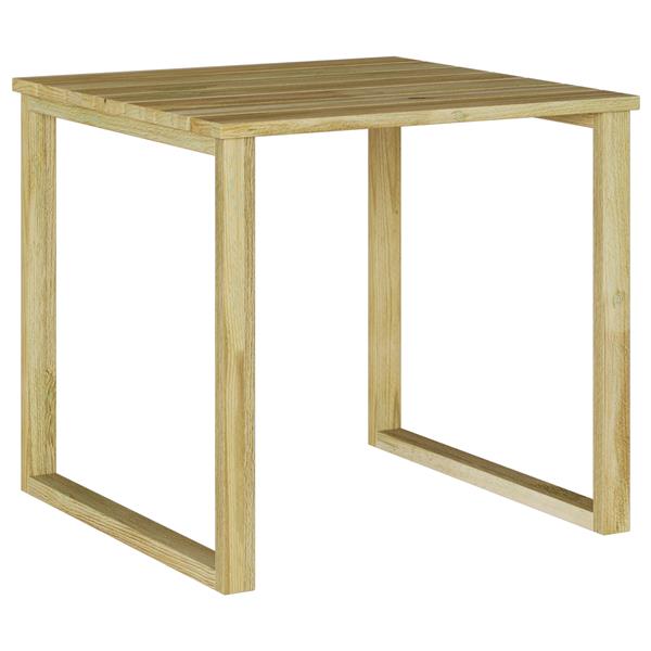 Grote foto vidaxl 3 delige ligbed tafel set van massief vurenhout tuin en terras tuinmeubelen