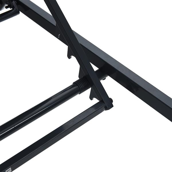 Grote foto vidaxl ligbed antraciet 197x52x25 5 cm textilene tuin en terras tuinmeubelen