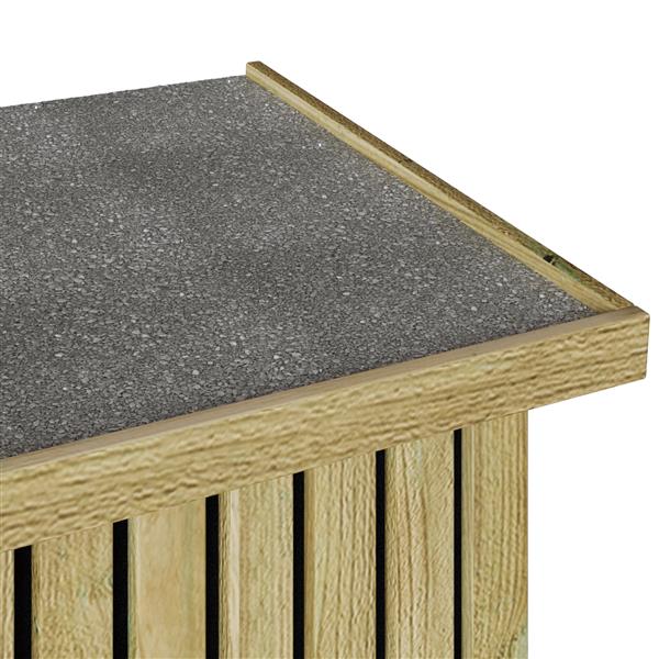Grote foto vidaxl opbergdoos 119x44x58 5 cm behandeld grenenhout tuin en terras overige tuin en terras