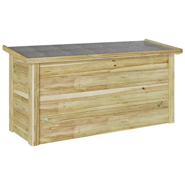 Grote foto vidaxl opslagdoos 44x119x57 cm ge mpregneerd hout tuin en terras overige tuin en terras