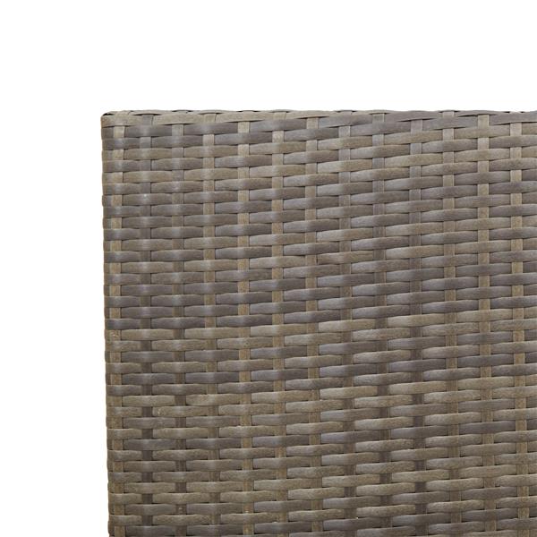 Grote foto vidaxl tuinstoelen 2 st stapelbaar met kussens poly rattan grijs tuin en terras tuinmeubelen