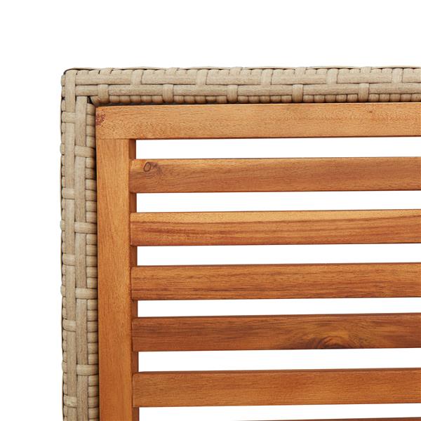 Grote foto vidaxl tuinstoelen 2 st stapelbaar met kussens poly rattan beige tuin en terras tuinmeubelen