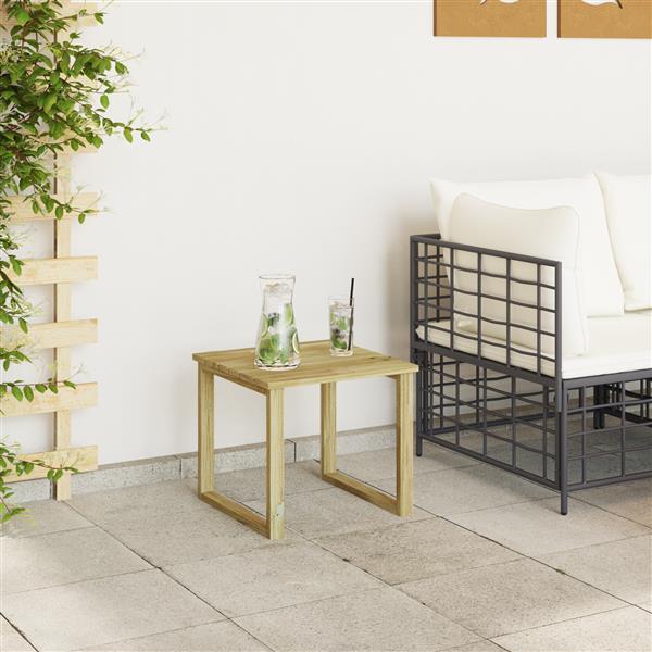 Grote foto vidaxl ligbed tafel 40x40x36 cm ge mpregneerd vurenhout tuin en terras tuinmeubelen