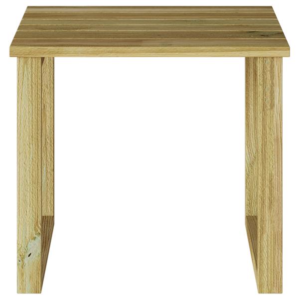 Grote foto vidaxl ligbed tafel 40x40x36 cm ge mpregneerd vurenhout tuin en terras tuinmeubelen