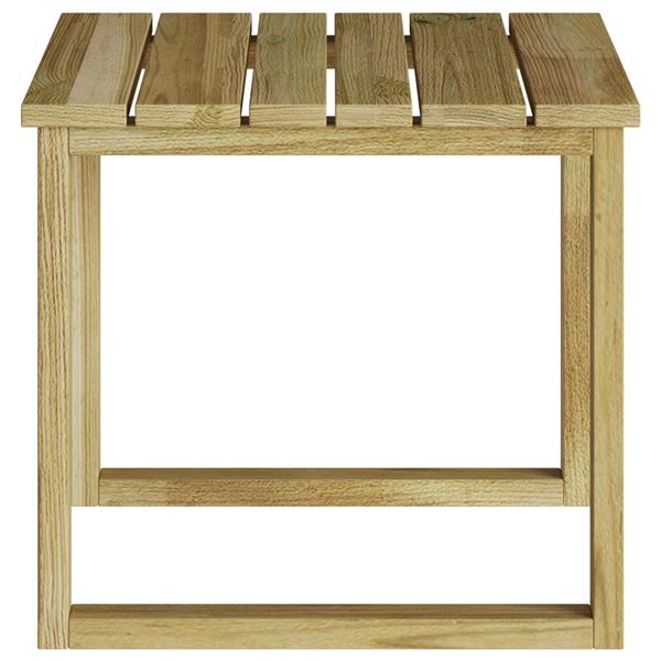 Grote foto vidaxl ligbed tafel 40x40x36 cm ge mpregneerd vurenhout tuin en terras tuinmeubelen