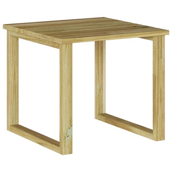 Grote foto vidaxl ligbed tafel 40x40x36 cm ge mpregneerd vurenhout tuin en terras tuinmeubelen