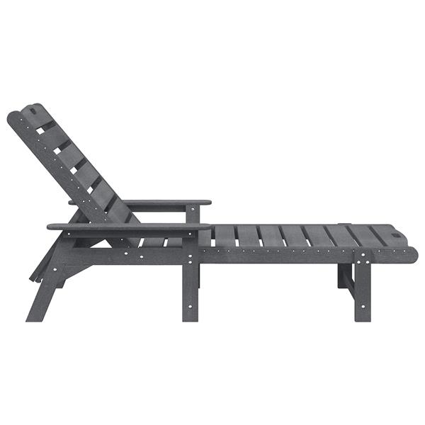 Grote foto vidaxl ligbed lichtgrijs 53x162x98 5 cm hdpe tuin en terras tuinmeubelen
