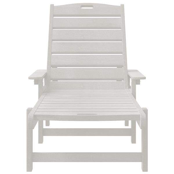 Grote foto vidaxl ligbed wit 53x162x98 5 cm hdpe tuin en terras tuinmeubelen