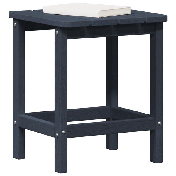 Grote foto vidaxl adirondack bijzettafel marineblauw 38x38x46 cm hdpe tuin en terras tuinmeubelen