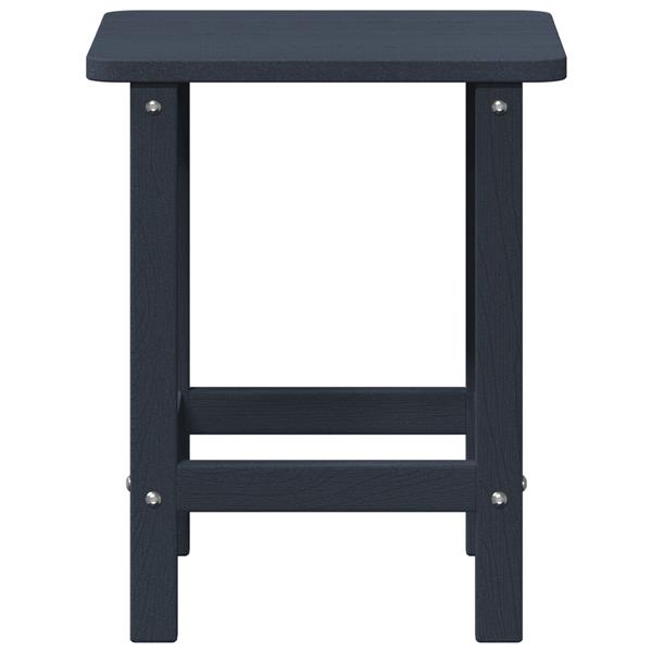 Grote foto vidaxl adirondack bijzettafel marineblauw 38x38x46 cm hdpe tuin en terras tuinmeubelen