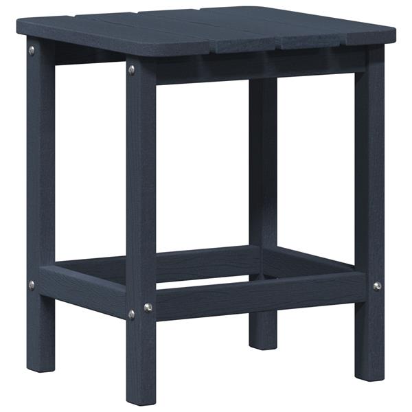 Grote foto vidaxl adirondack bijzettafel marineblauw 38x38x46 cm hdpe tuin en terras tuinmeubelen