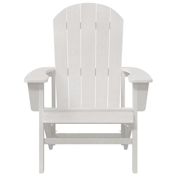 Grote foto vidaxl ligbed adirondack wit 74x82x91 cm hdpe tuin en terras tuinmeubelen