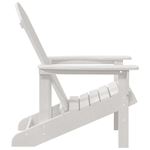 Grote foto vidaxl ligbed adirondack wit 74x82x91 cm hdpe tuin en terras tuinmeubelen