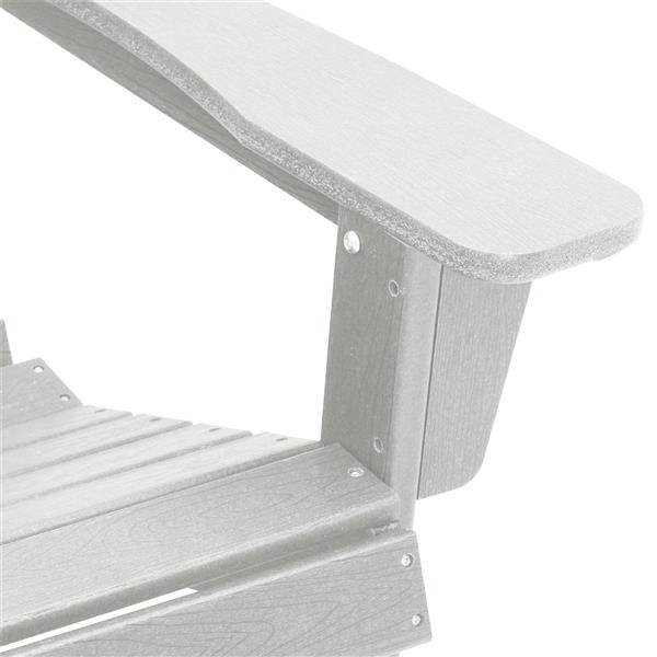 Grote foto vidaxl ligbed adirondack wit 74x82x91 cm hdpe tuin en terras tuinmeubelen
