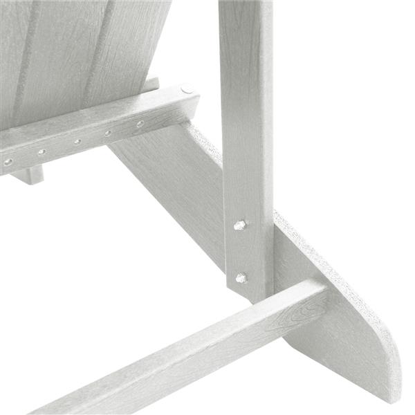 Grote foto vidaxl ligbed adirondack wit 74x82x91 cm hdpe tuin en terras tuinmeubelen