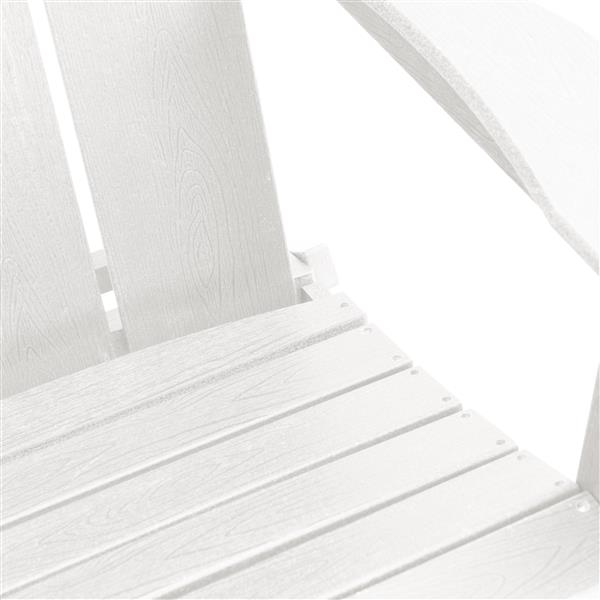 Grote foto vidaxl vouw adirondack stoel wit 74 5x80 5x90 cm hdpe tuin en terras tuinmeubelen
