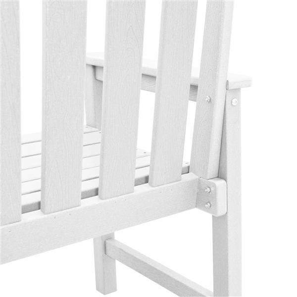 Grote foto vidaxl tuin eetstoelen 2 stuks wit hdpe tuin en terras tuinmeubelen