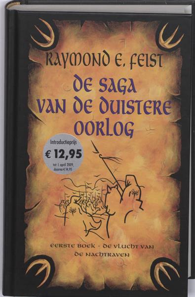 Grote foto de vlucht van de nachtraven de saga van de duistere oorlog 1 boeken science fiction